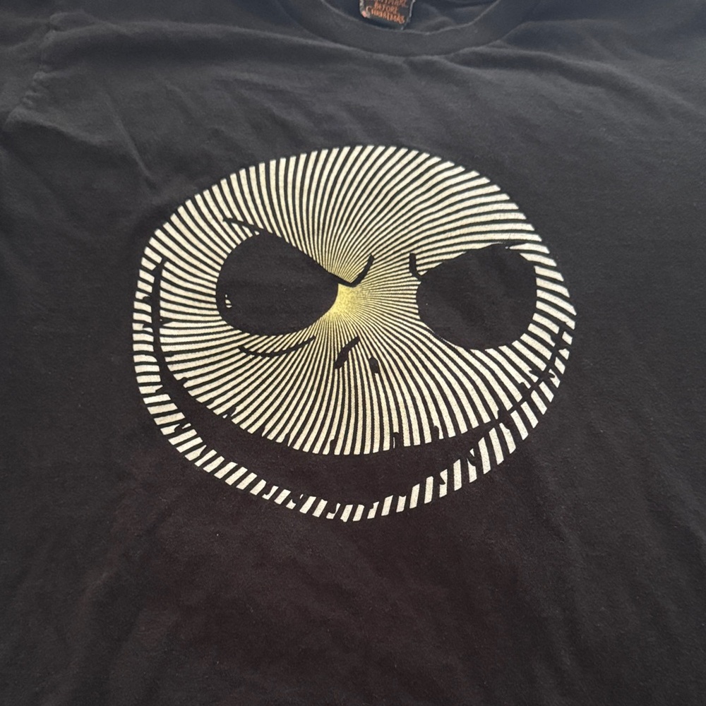 Men's Tim Burton’s Nightmare Before Christmas Black Graphic Tee